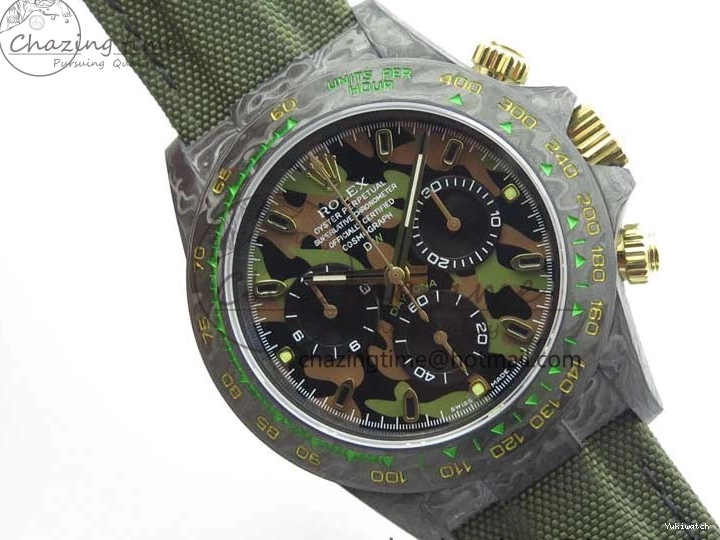 Edition Carbon Nylon Green OMF Daytona on Green A4130 Dial Best Strap DIW Deep 1127